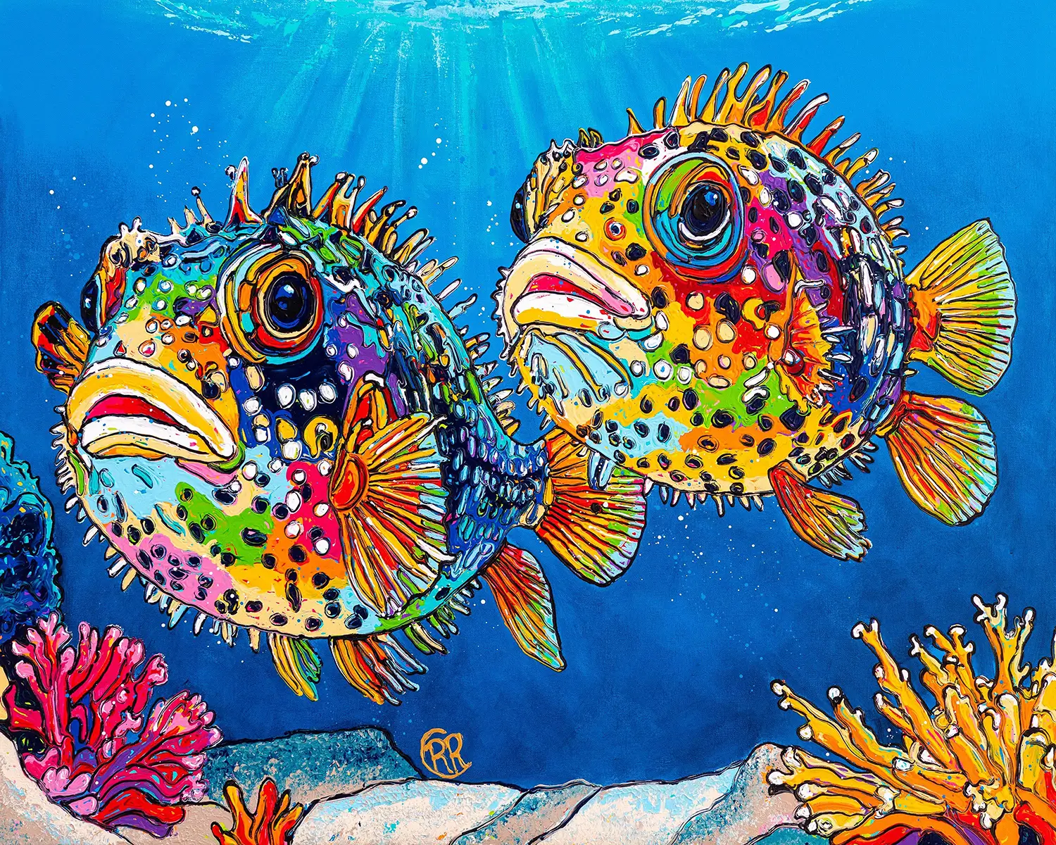 Colorful Fish Dance by Renata Rolefes