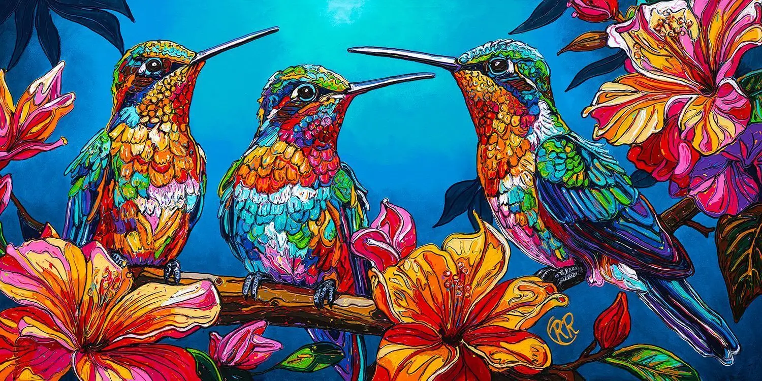 Tropical Bird Dance by Renata Rolefes